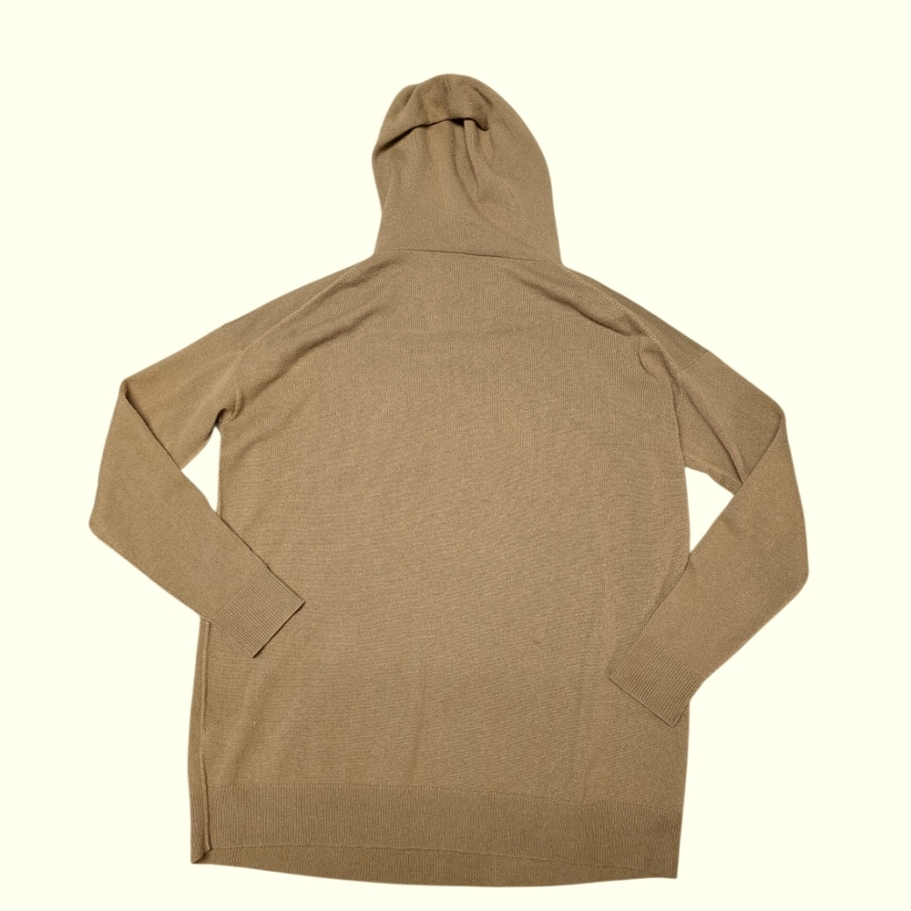 NILI LOTAN SELMA HOODED CASHMERE SWEATER CAMEL S‎ - Picture 3 of 11